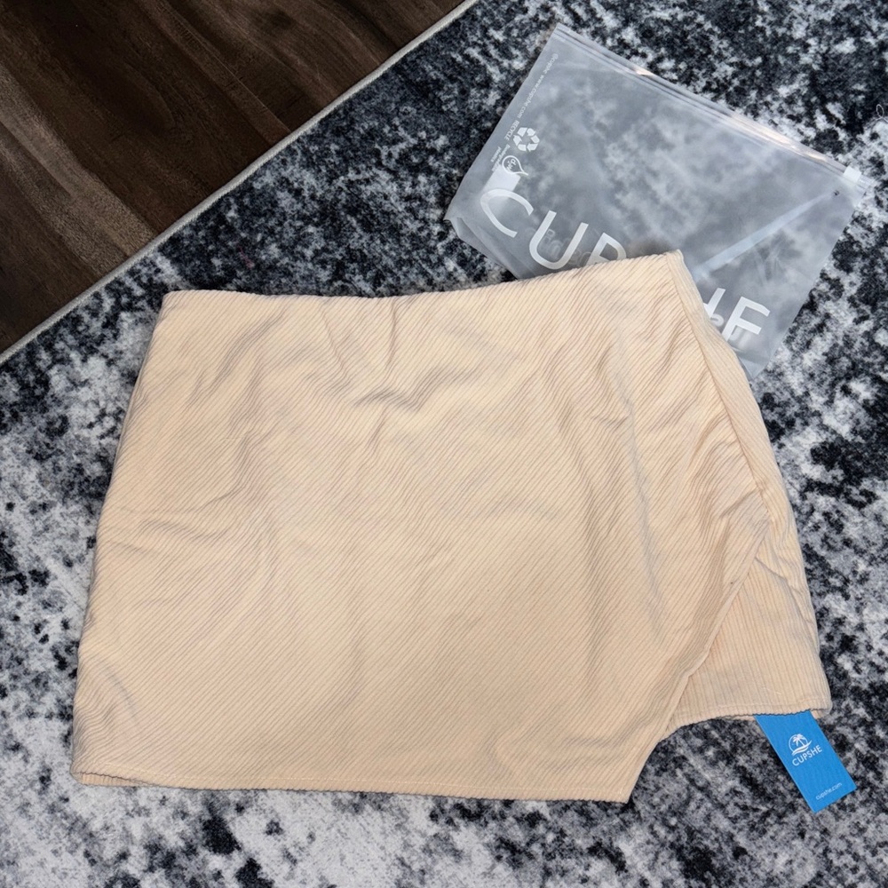 Cupshe Cream Pencil Skirt